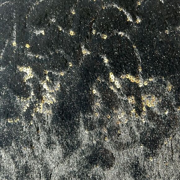 Betsy Johnson sequin and faux fur vest size small - Picture 3 of 8